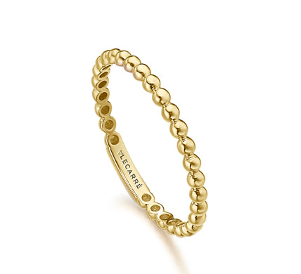 Bubbles-Ring in 18K Gold LeCarré (GA136OA.19)