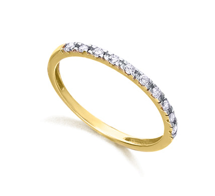 Zweifarbiger Goldring mit Diamanten LeCarré (GA076OA.19)