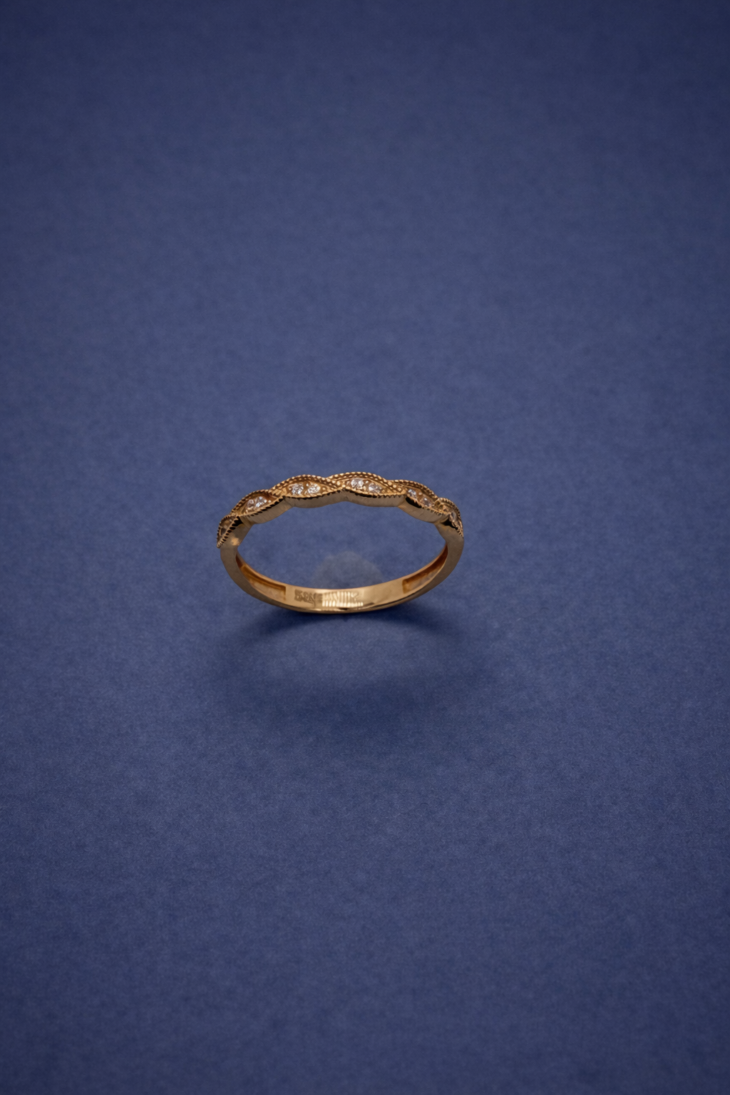 Eleganter 14 Karat Goldring – Zeitloses Design
