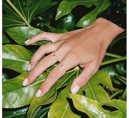 Wild-Ring in Gold mit Rubinen und Diamanten LeCarré (GA105RU.17)