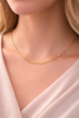 Elegante 14 Karat Goldkette mit feinen Details