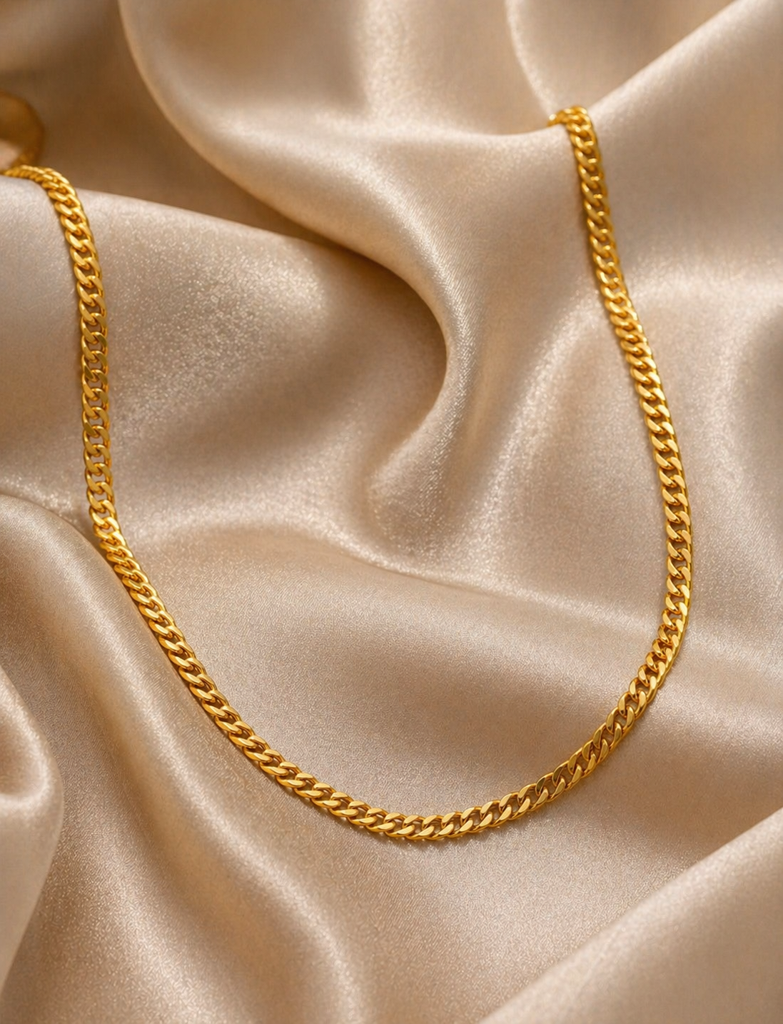 Elegante 22K Goldkette – Zeitlose Raffinesse