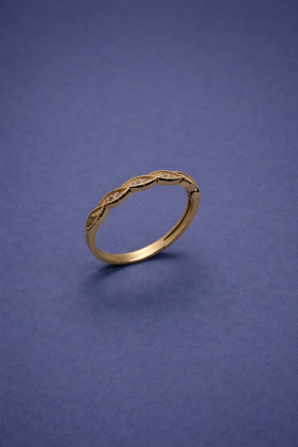 Eleganter 14 Karat Goldring – Zeitloses Design