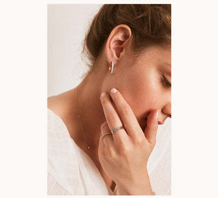 Pavé-Ring aus Weißgold mit Diamanten LeCarré (GA082OB.19)