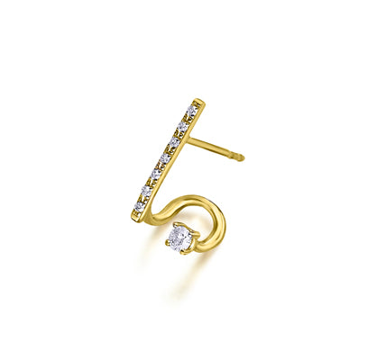 Piercing Stab Gold Diamanten LeCarré (GB158OA.00)