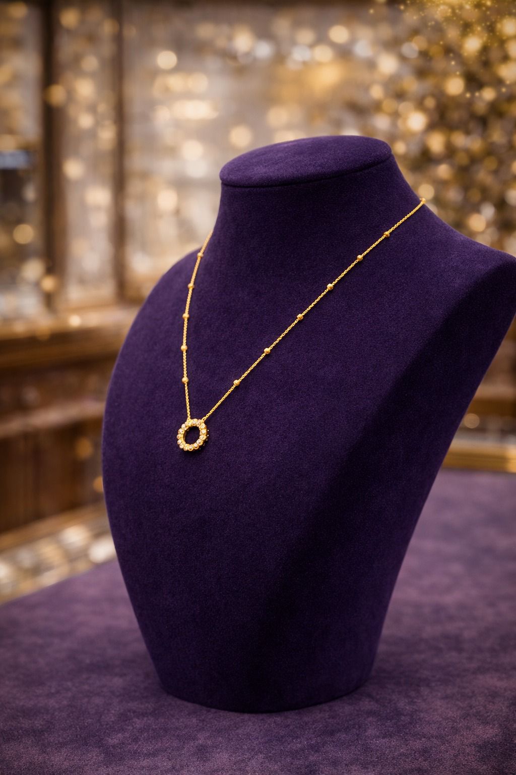 Luna Halskette – 14 Karat Echtgold (585)
