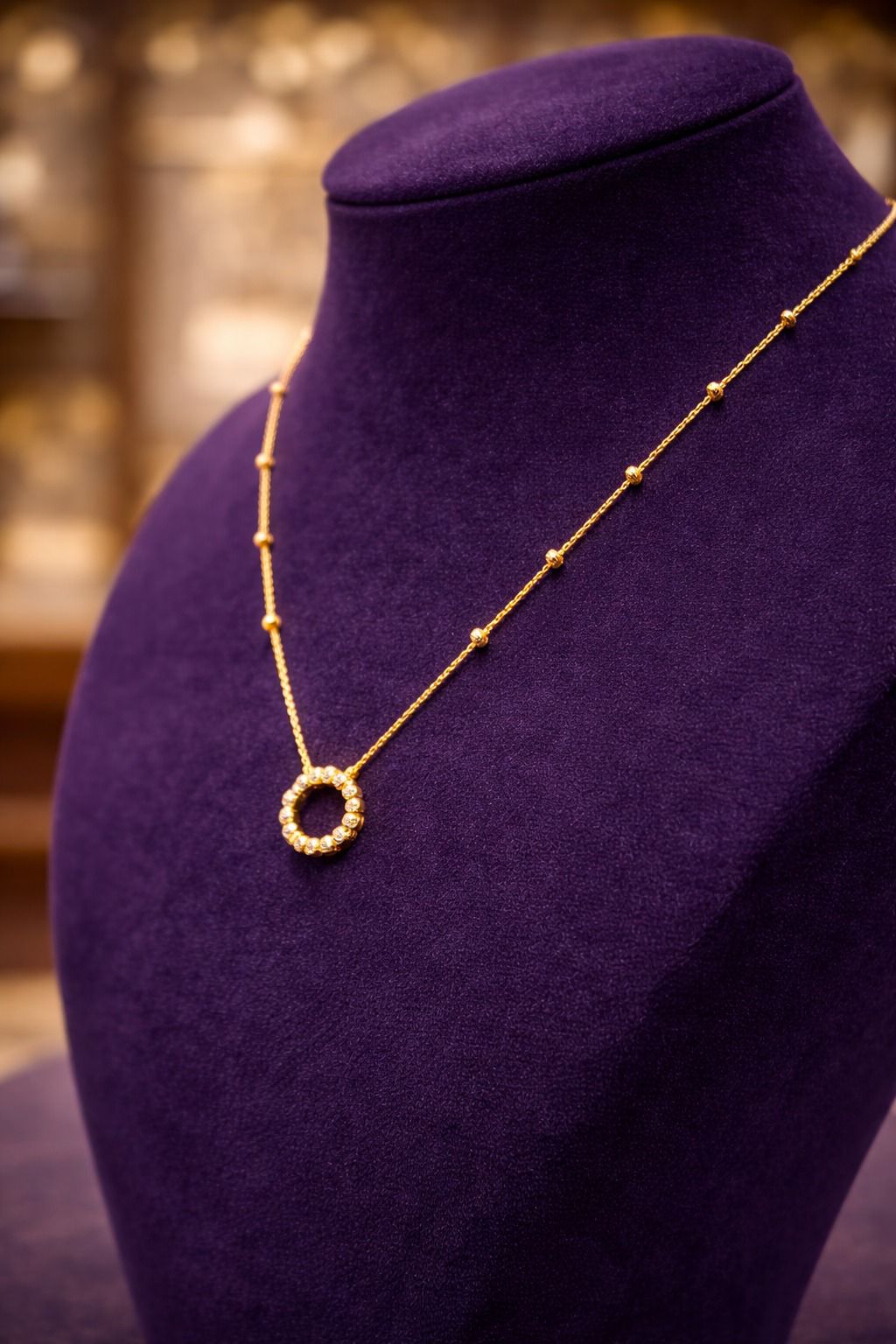 Luna Halskette – 14 Karat Echtgold (585)