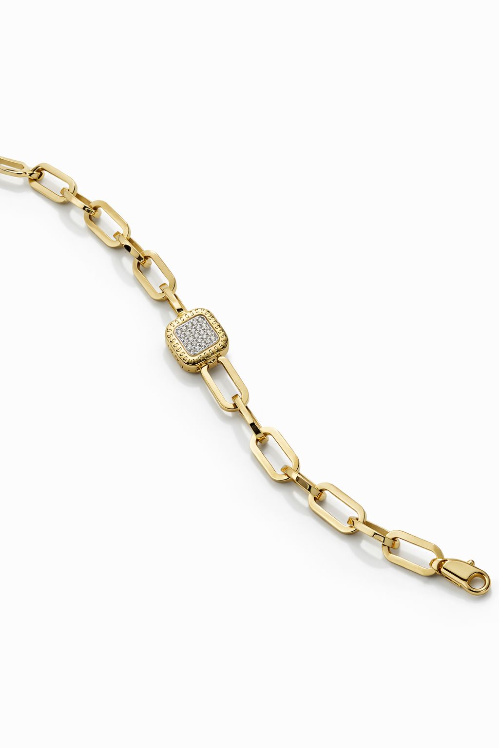 Elegantes Armband aus 14 Karat Gold mit Zirkonia-Element